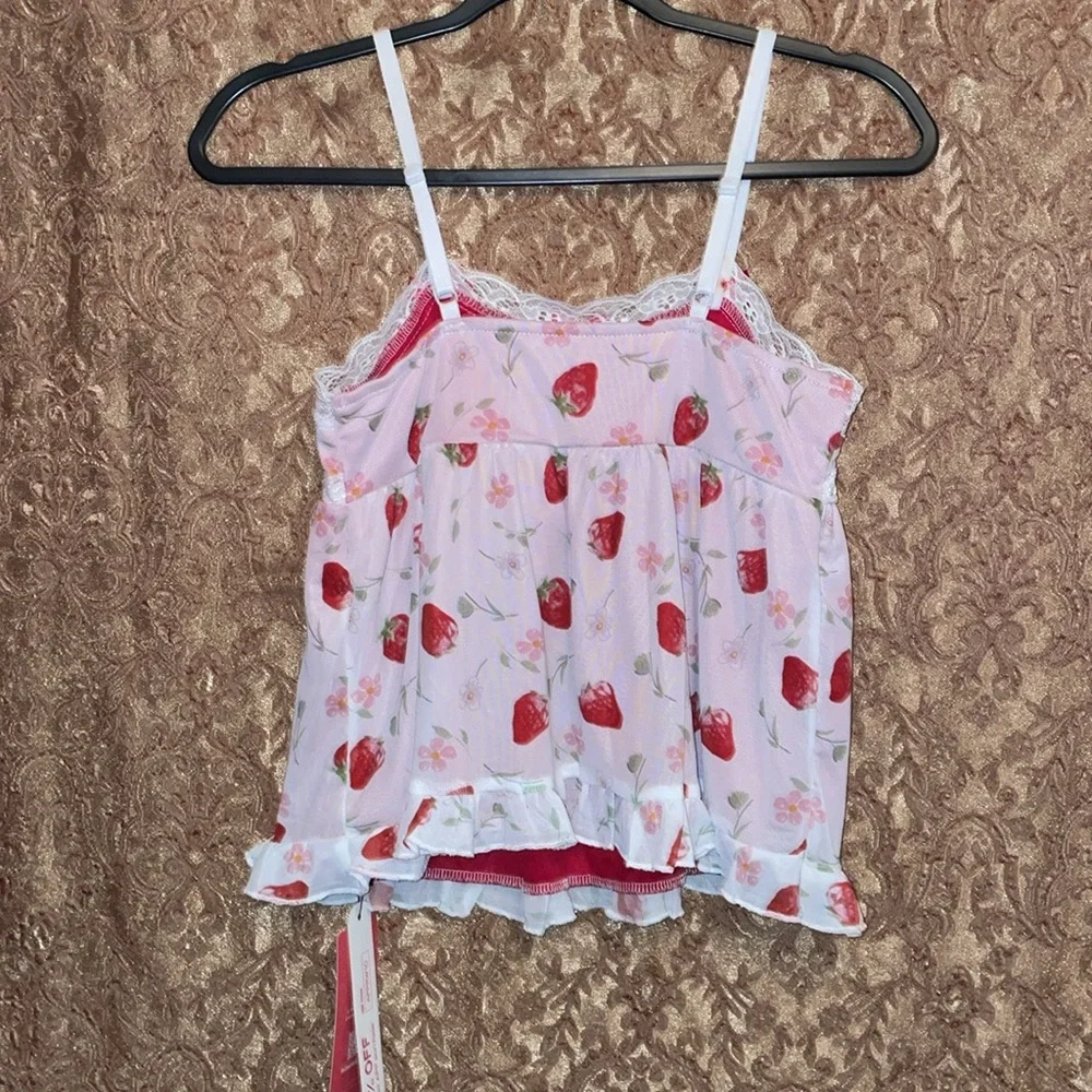 NWT ROMWE Pink Sheer Camisole.  Size 6/Medium Women - Picture 2 of 4